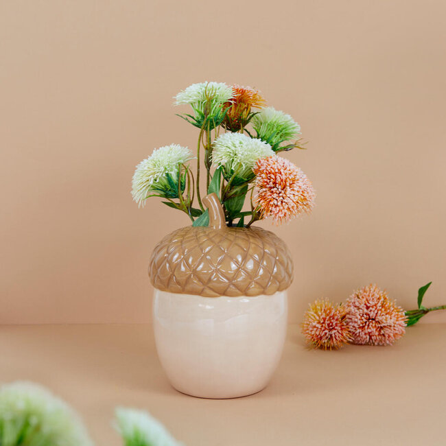 Balvi Vaas Acorn 20 cm – Keramiek – Bruin
