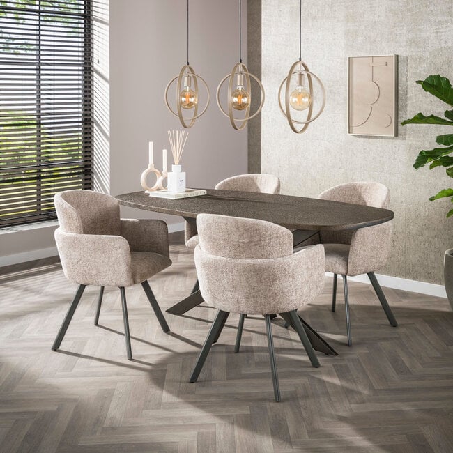 WoonStijl Eettafel Bronvik deens ovaal 180 cm