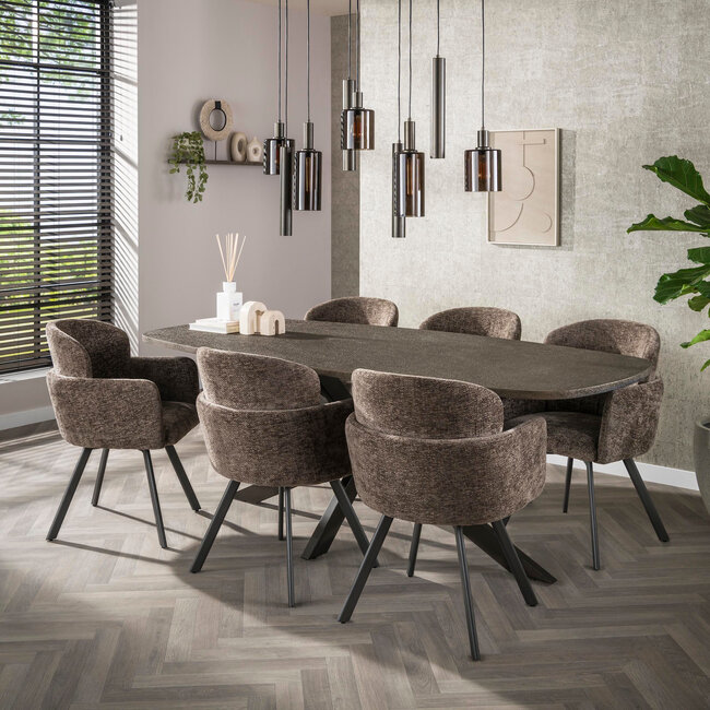 WoonStijl Eettafel Bronvik deens ovaal 215 cm