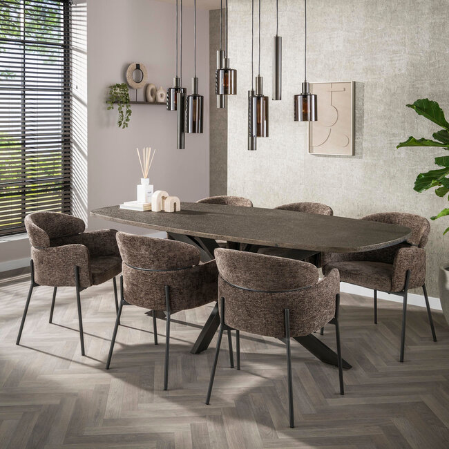WoonStijl Eettafel Bronvik deens ovaal 215 cm