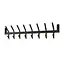 WoonStijl Kapstok Tubo 2x8 haken bruin