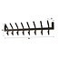 WoonStijl Kapstok Tubo 2x8 haken bruin