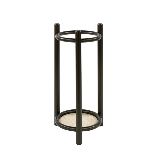 WoonStijl Paraplubak Luno rond bruin