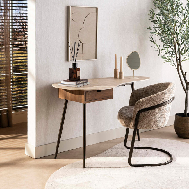 WoonStijl Kaptafel Travino 1 lade