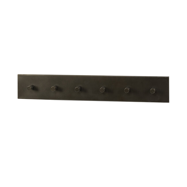 WoonStijl Kapstok Terra 6 haken bruin - 60 cm