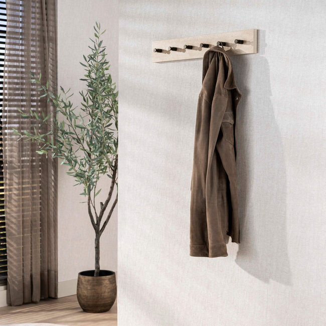 WoonStijl Kapstok Travino 6 haken - 60 cm