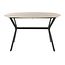 WoonStijl Bartafel Romano deens ovaal 140cm