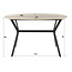 WoonStijl Bartafel Romano deens ovaal 140cm