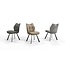 Wildeboer & v/d Weide Eettafelstoel Mabel zonder arm - stof C-Adore 110