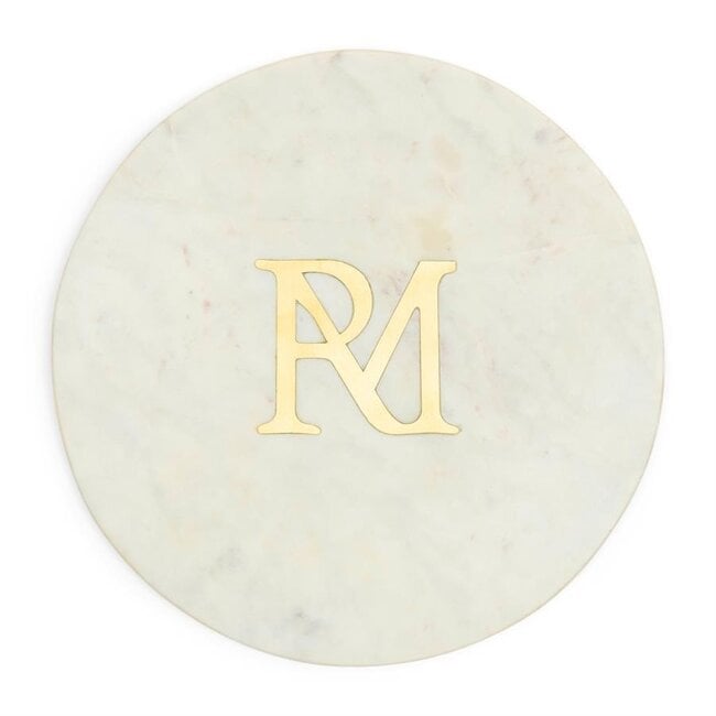 Riviera Maison Schaal Monogram  marmer