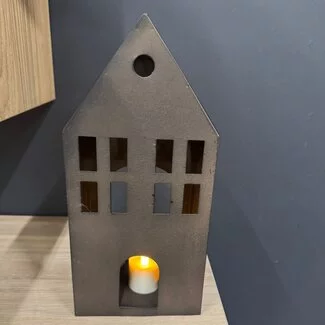 Light en Living Ornament 14x9x30 cm CROMANE bruin