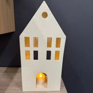 Light en Living Ornament 14x9x30 cm CROMANE crème