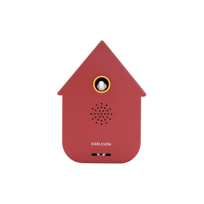 Karlsson Sound Box Modern Cuckoo - Rood