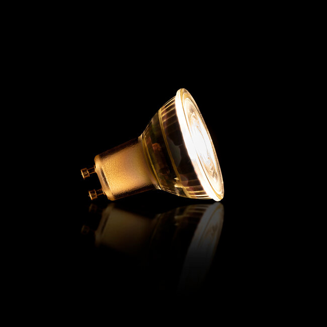 WoonStijl Lichtbron LED GU10 dimbaar / Transparant glas