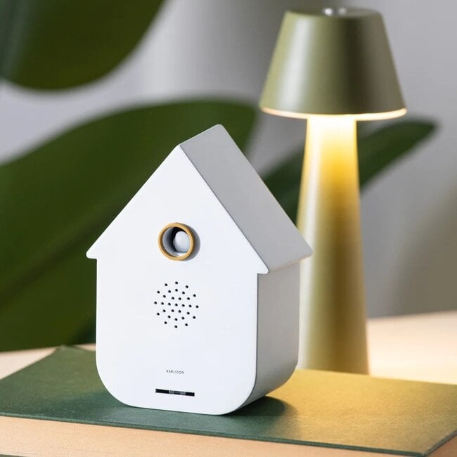 Karlsson Sound Box Modern Cuckoo - Wit