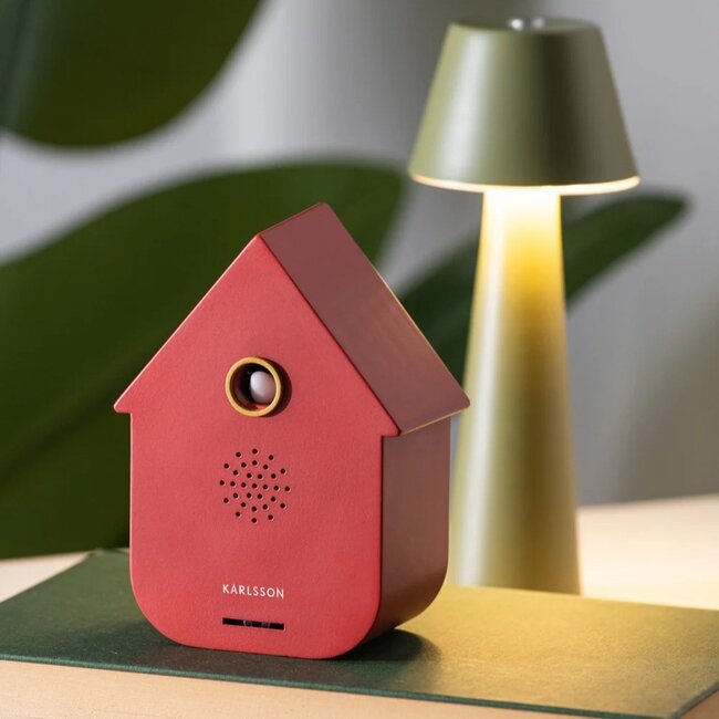 Karlsson Sound Box Modern Cuckoo - Rood