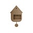 Karlsson Wandklok Modern Cuckoo Oro mocca bruin