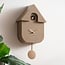 Karlsson Wandklok Modern Cuckoo Oro mocca bruin