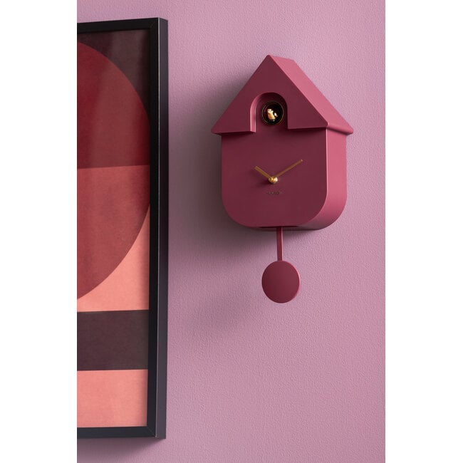Karlsson Wandklok Modern Cuckoo Oro Mauve