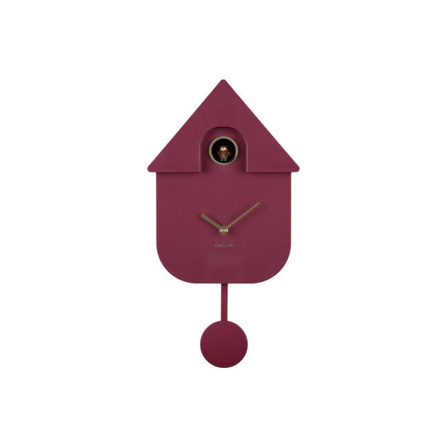Karlsson Wandklok Modern Cuckoo Oro Mauve