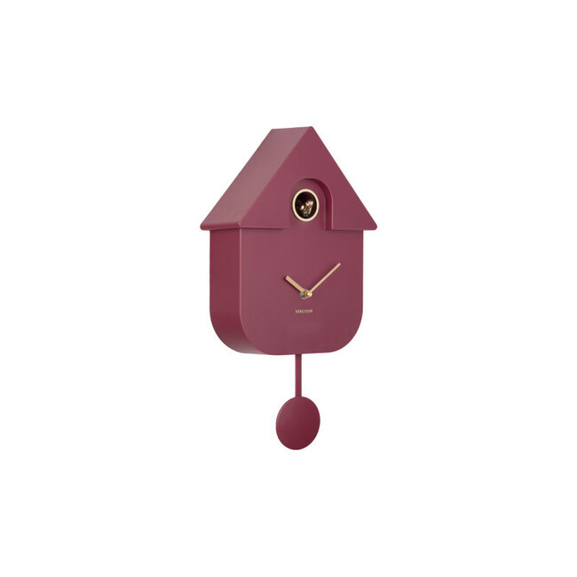 Karlsson Wandklok Modern Cuckoo Oro Mauve