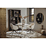 Tower Living Vigo Bijzettafel glas gebroken wit 45 cm - Tower Living