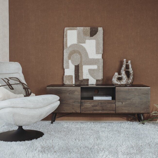 Tower Living Aura TV-meubel espresso 150 cm