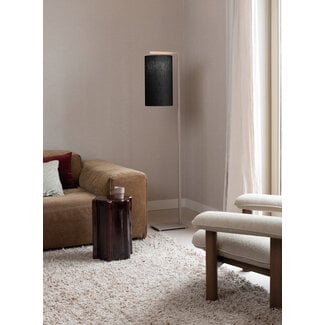 it's about RoMi Vloerlamp Boston zand/kap 2545 zwart