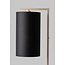 it's about RoMi Vloerlamp Boston zand/kap 2545 zwart