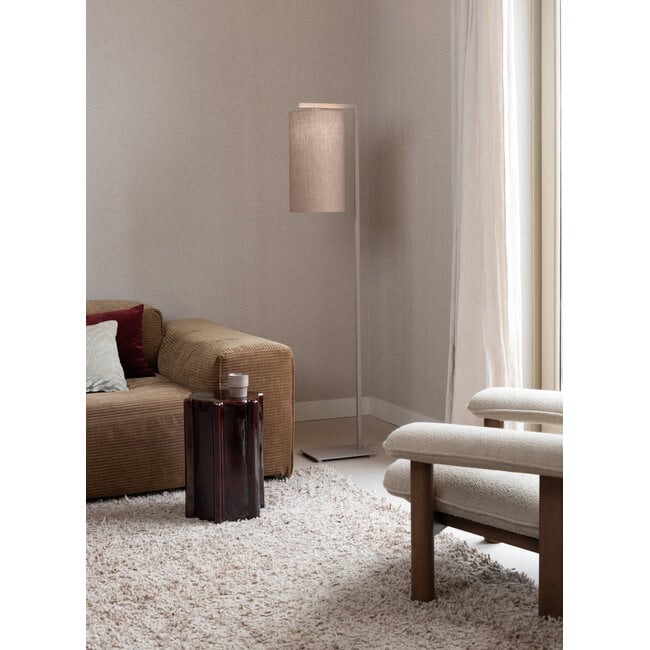 it's about RoMi Vloerlamp Boston zand/kap 2545 linnen donker