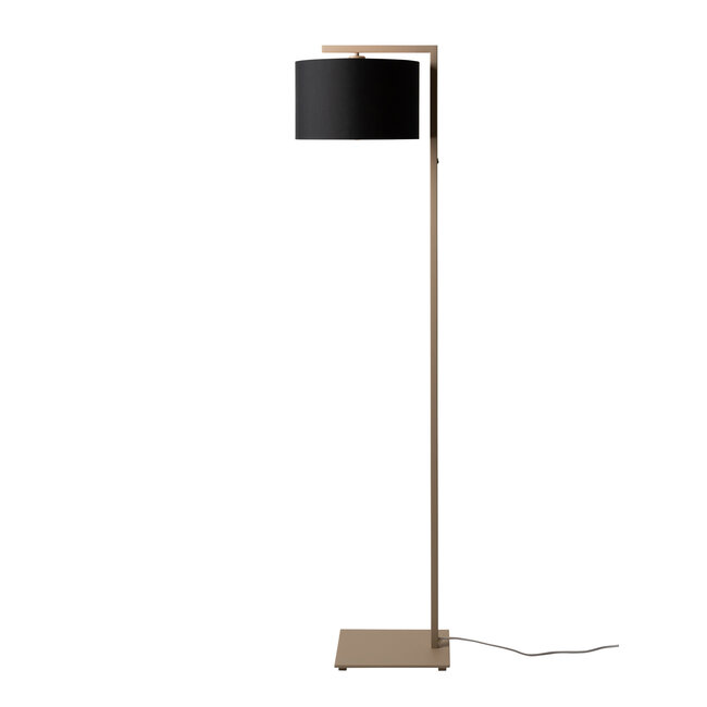 it's about RoMi Vloerlamp Boston zand/kap 3220 zwart