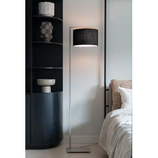 it's about RoMi Vloerlamp Boston zand/kap 3220 zwart