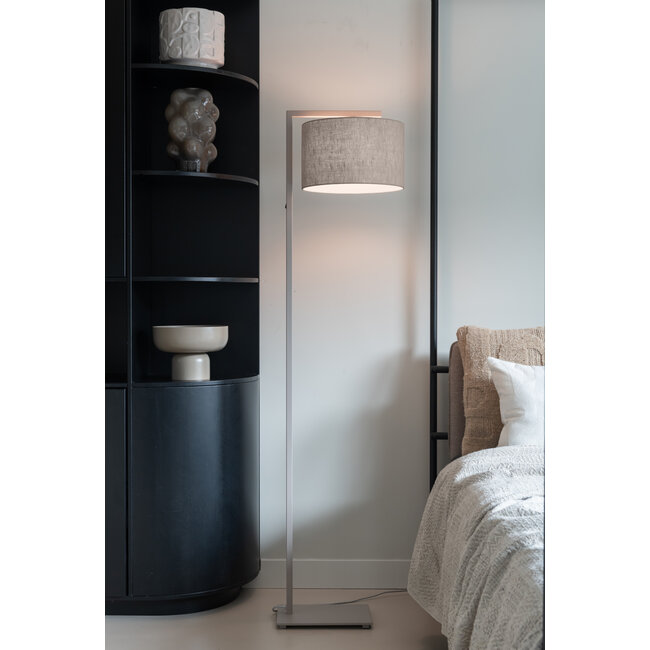 it's about RoMi Vloerlamp Boston zand/kap 3220 linnen donker