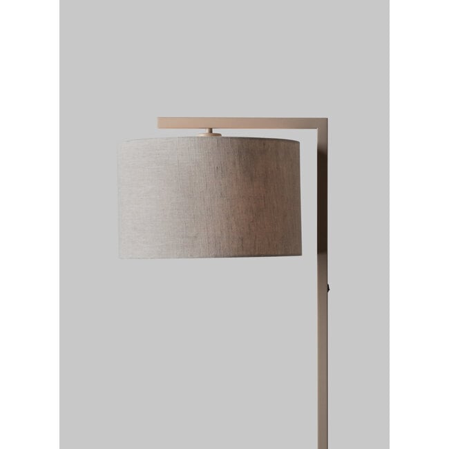 it's about RoMi Vloerlamp Boston zand/kap 3220 linnen donker