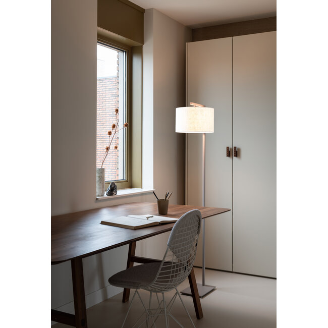 it's about RoMi Vloerlamp Boston zand/kap 3220 wit