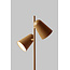 it's about RoMi Vloerlamp Salamanca 2-kap mosterd