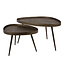 WoonStijl Salontafel Contour driehoekig set van 2