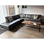 WoonMax Showroommodel Lederen Hoekbank Power B2 antraciet