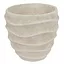 Countryfield Bloempot Ribbel Creme L