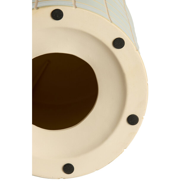 Light en Living Bijzettafel Ø42x34 cm MAUCHO keramiek licht groen+crème