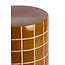 Light en Living Bijzettafel Ø33x44 cm MAUCHO keramiek cognac+crème