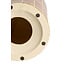 Light en Living Bijzettafel Ø42x34 cm MAUCHO keramiek cognac+crème