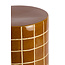 Light en Living Bijzettafel Ø42x34 cm MAUCHO keramiek cognac+crème