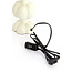 Light en Living Lampvoet Ø10x29 cm CALDAS glans crème