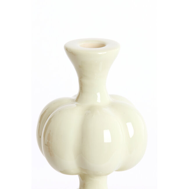 Light en Living Kandelaar Ø10x35 cm CALDAS glans crème