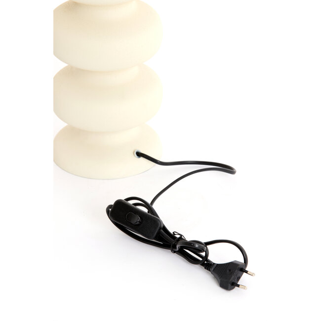 Light en Living Lampvoet Ø15x24 cm SOROCA mat crème