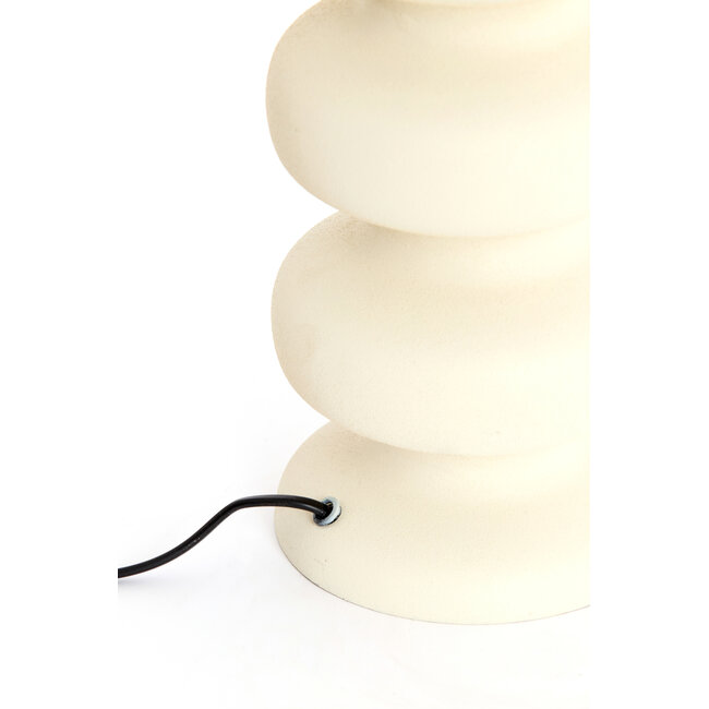 Light en Living Lampvoet Ø15x24 cm SOROCA mat crème