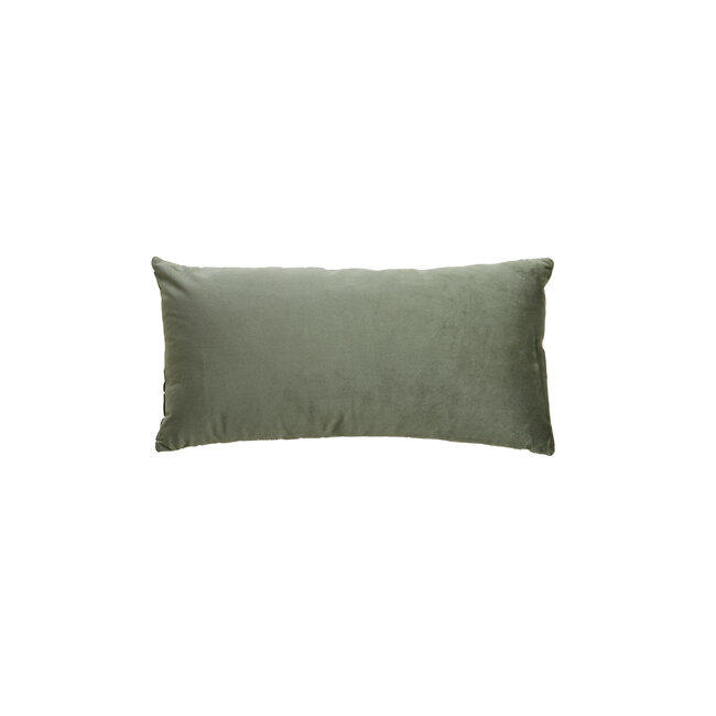 Light en Living Kussen 60x30 cm ROMAIN groen-wit