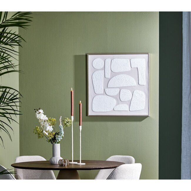 Light en Living Wandornament 80x3,5x80 cm NIEVES zand+crème