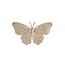 Light en Living Ornament BUTTERFLY set van 3 glanzend goud